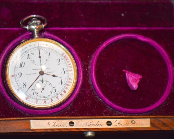 ulysse nardin doctors chronometre pocket watch in original box