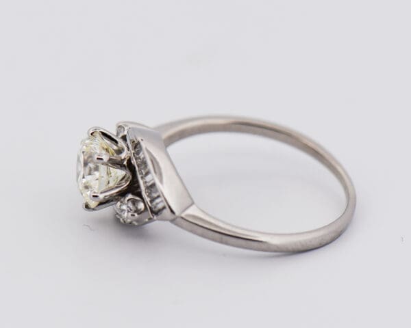 vintage diamond eye shaped ring with bargain 1ct vs diamond center 5