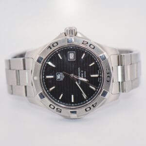 mens tag heuer aquaracer calibre 5 automatic wrist watch